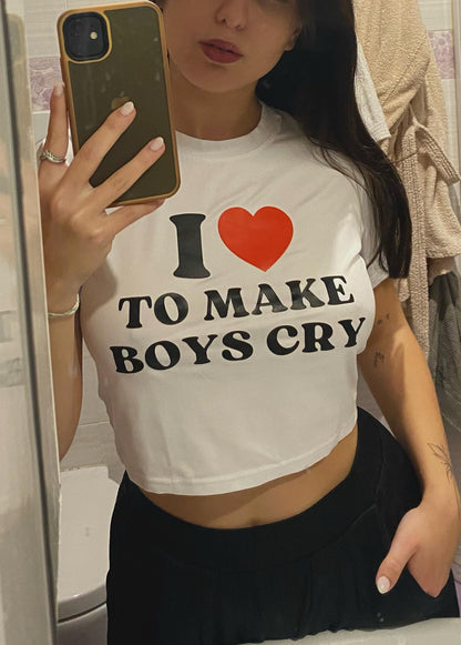 I Love To Make Boys Cry - BabyTee