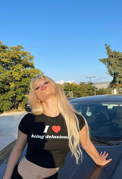 I Heart Being Delusional - BabyTee